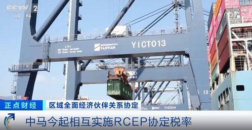 中马今起相互实施RCEP协定税率 这些进出口商品减免关税了